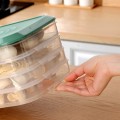 Miniatyrbilde 5 av 10: Oppbevaringsboks Dumpling Box HVIT 3 LAG 3 LAG White 3 Layers-3 Layers