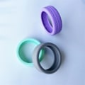 Pikkukuva 5 / 10: 4/8 kpl matkatavaroiden pyörät Protector matkatavaroiden pyörän kengät purple 8pcs-8pcs