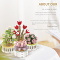 Miniatyrbillede 9 af 9: Sukkulent byggeklods Blomst F F F