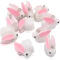 Pikkukuva 1 / 4: Rabbit Resin Charm Pienet Söpöt Eläimet Riipukset Mini Rabbit Helmet