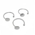 Miniatyrbillede 2 af 5: Flade tomme ringe Ringe i rustfrit stål Flade tomme ringe DIY