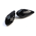 Miniatyrbilde 1 av 10: 20 stk/sett Krystallperler Teardrop fasettert Krystall 07 07 07