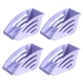 Miniatyrbillede 10 af 10: 4 Stk Tallerkendispenser Lodret Pladeholder LILLA Purple