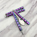 Miniatyrbillede 8 af 10: Butterfly Folding Spoon Gaffel Balisong Træningsværktøj FORK FORK fork