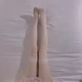 Miniatyrbilde 7 av 10: Overknee Lange Sokker Dame Sokker #1-WHITE #1-White