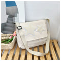 Miniatyrbild 3 av 10: Star Pattern Messenger Bag Casual Axelväska BLÅ Blue