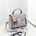 Miniatyrbillede 1 af 10: Skuldertasker Crossbody-taske GRÅ L grey L
