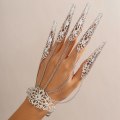 Miniatyrbilde 8 av 10: Gotisk fingerarmbånd Fingerhåndleddskjedearmbånd STIL 9 Style 9