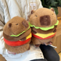 Miniatyrbild 7 av 10: Hamburger Capybara Kapibala Plyschdocka 36CM 36cm