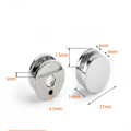 Miniatyrbillede 5 af 6: 8 Stk Beslag Spejl Monteringsclips Fast Fitting