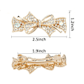 Miniatyrbillede 2 af 10: Rhinestone Hårspænder Smykker Barrette 3 3 3