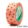 Miniatyrbillede 2 af 8: Designer sød pakketape Farverigt tryk forsendelsestape STRAWBERRY