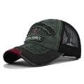 Miniatyrbilde 1 av 10: Brevbroderi Baseball Caps Net Snapback Hats ARMY GREEN army green