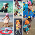 Pikkukuva 8 / 10: Kids Bucket Hatut Aurinkolakit 2 2 2