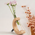 Miniatyrbillede 4 af 9: Reagensglas Vase i massivt træ Mini Bonsai Vase 2 2 2