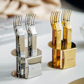 Pikkukuva 5 / 9: 6 kpl Fruit Fork Kahvi- set SILVER Silver