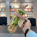Miniatyrbillede 6 af 6: Plast vandflaske kaffekrus SORT black