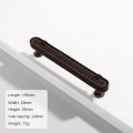 Miniatyrbild 3 av 10: Läder Skåp Handtag Möbel Handtag GRÅ 96MM grey 96mm