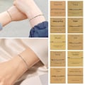 Miniatyrbilde 6 av 10: Morse Code Armbånd Perle Armbånd LUCK LUCK Luck