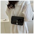 Miniatyrbillede 8 af 10: Kæde skuldertaske Crossbody taske SORT black
