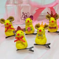 Miniatyrbilde 6 av 10: 10 stk 3D vårenebbklips hårnål C C C