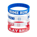 Miniatyrbilde 6 av 10: 10 STK baseball silikonarmbånd Softballarmbånd 1 1 1