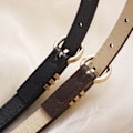 Pikkukuva 2 / 10: Nahkavyö Elliptinen Pin Solki vyötärönauha DARK KHAKI dark khaki
