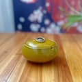 Pikkukuva 1 / 8: Keraaminen tuhkakuppi kannella Ylellinen tuhkakuppi KELTAINEN yellow