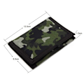 Miniatyrbilde 3 av 10: Camouflage Slim Wallet Reisemyntpung LYSGRÅ light grey