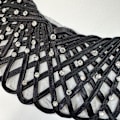 Pikkukuva 8 / 10: Naisten pitsikaulus Dingzhu huivikaulus MUSTA Black