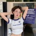 Pikkukuva 7 / 7: Lyhythihainen T-paita Crop Top L L