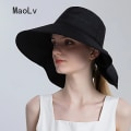Pikkukuva 7 / 10: Beach Visor Ponytail Cap Kesäinen aurinkohattu naisille KHAKI khaki