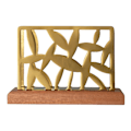 Miniatyrbild 1 av 8: Servetthållare Träservettförvaring GULD STYLE 2 STYLE 2 gold style 2-style 2