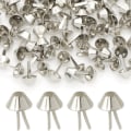 Miniatyrbillede 1 af 6: 15 mm metaltaske Fødder Studs Studs Taske Fødder Pung Fødder Håndtaske