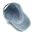 Miniatyrbilde 5 av 10: Vasket Denim Baseball Cap Svart Vintage Y2k Dad Hats LYS BLÅ Light Blue