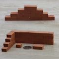 Miniatyrbillede 6 af 10: 10/50 stk Sandbord Mursten Simulation Mursten 3 3 3