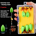 Miniatyrbild 1 av 10: 5Förpackningar/Låda Set Fiskedrag STYLE 4 FLYTTE STYLE 4 Style 4 float