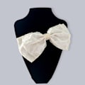 Miniatyrbillede 9 af 10: Sløjfe Stof Patch Bryst Blomst SORT 2 SORT 2 Black 2