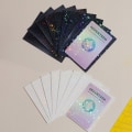Miniatyrbilde 10 av 10: 20 Stk/Pakke Kort Beskyttelsesveske Oppbevaringspose GUL GUL yellow