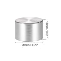 Miniatyrbild 3 av 4: Potentiometerknopp räfflade skaft 5 STK 5 STK 5pcs