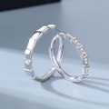 Miniatyrbild 1 av 10: Par Ringar Silverpläterad Ring SET 1 PAR SET 1 PAR Set 1 pair