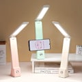 Miniatyrbillede 6 af 9: LED skrivebordslampe Trådløs lampe HVID white