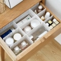 Miniatyrbilde 3 av 10: 5 stk Skuffeinndeler Kombinasjonsskillebrett HVIT L-A L-A White L-a-L-a