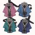 Pikkukuva 5 / 9: Cross Bowtie Shirt Tie WINE RED Wine red
