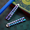 Miniatyrbild 7 av 10: Butterfly Folding Spoon Gaffel Balisong Training Tool GAFFEL fork