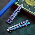Miniatyrbillede 7 af 10: Butterfly Folding Spoon Gaffel Balisong Træningsværktøj FORK FORK fork
