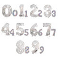 Miniatyrbilde 7 av 10: Numbers Ballonger Ramme Number Ballong Stand Display 8 8 8