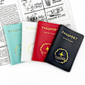 Miniatyrbild 5 av 10: Pass Cover Dokument Case VIT White