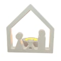 Miniatyrbild 4 av 4: Parhusljusstake Söt parhusljushållare white