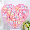 Pikkukuva 1 / 10: 36 kpl Lasten sarjakuvasormukset, Candy Flower set Style 1